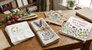 Custom printed napkins