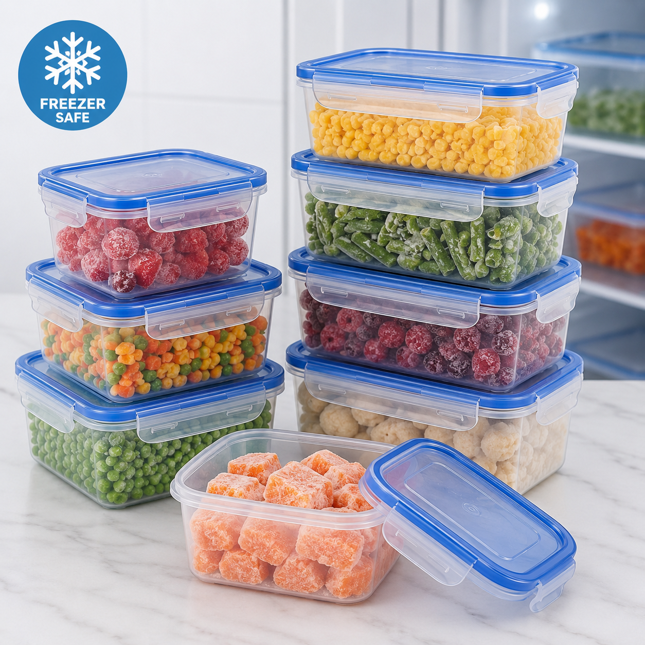 Freezer containers