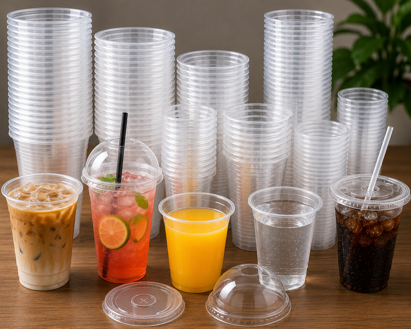 Plastic cups