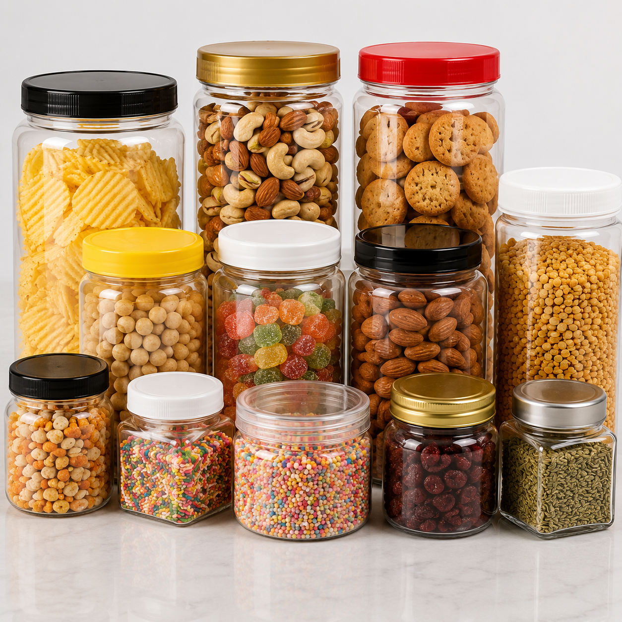 Plastic jars