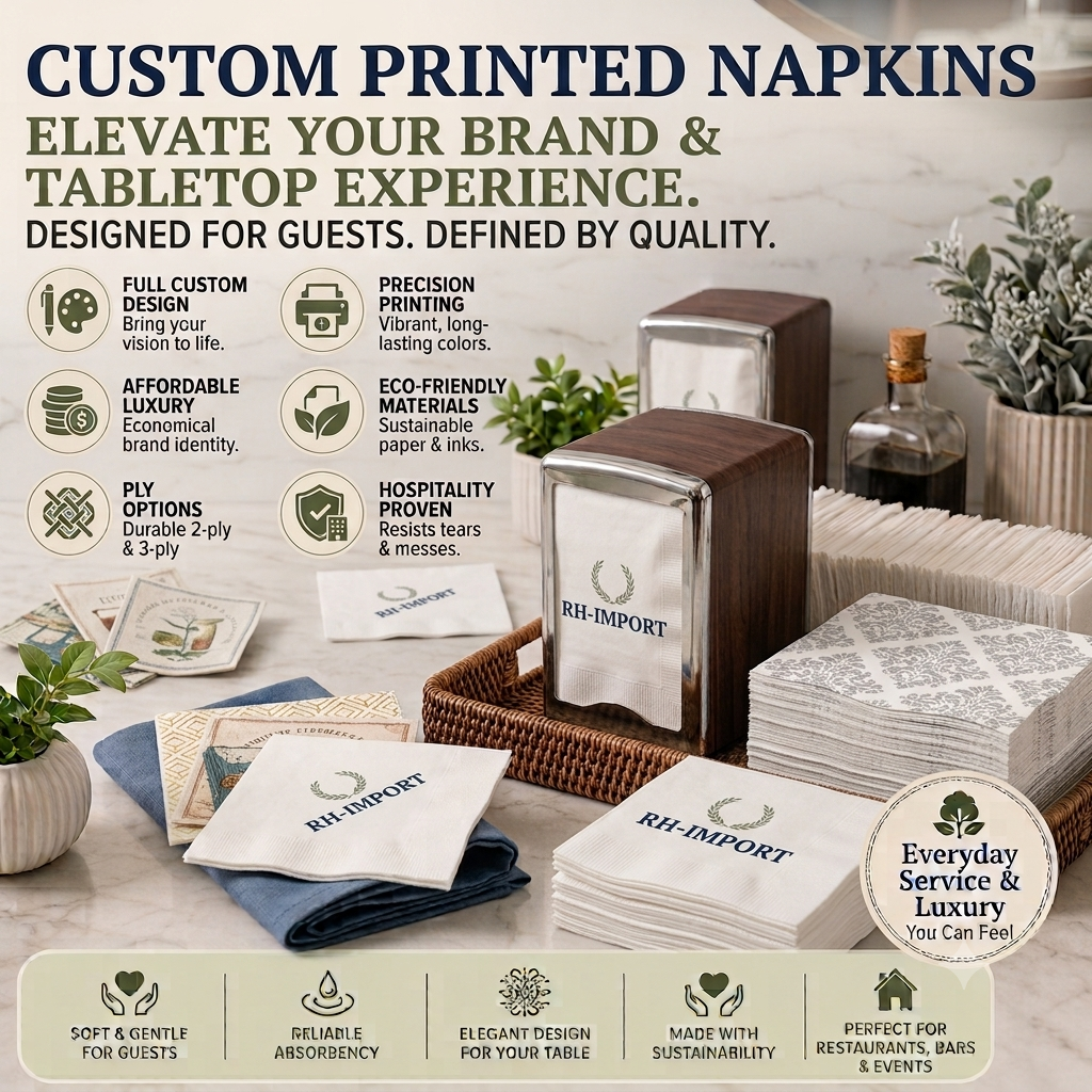 Printed napkins