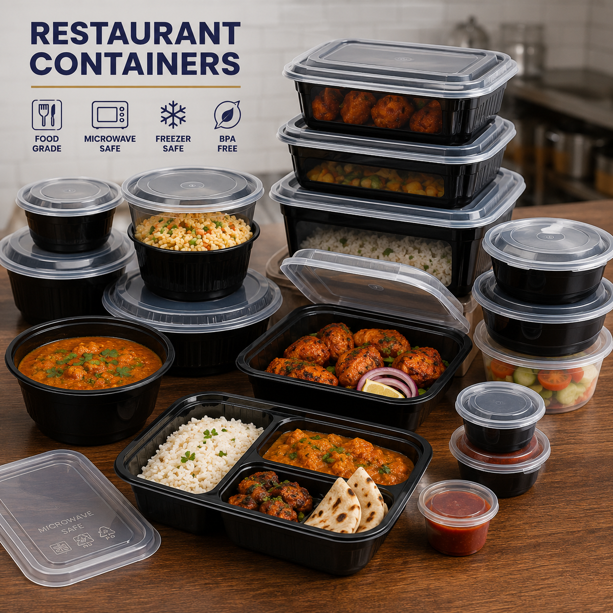 Restaurant containers