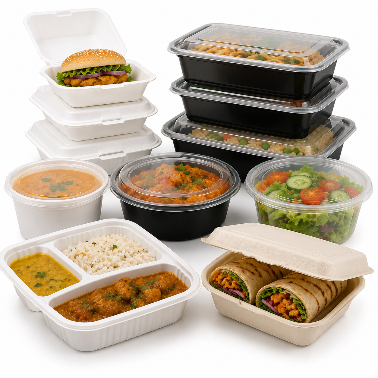 Take-away containers